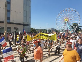 Tours... manif du samedi 14 août 2021 samedi 14 août 2021 15:11:35 