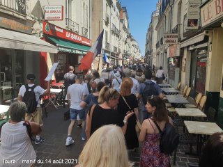 Tours... manif du samedi 14 août 2021 samedi 14 août 2021 15:33:19 